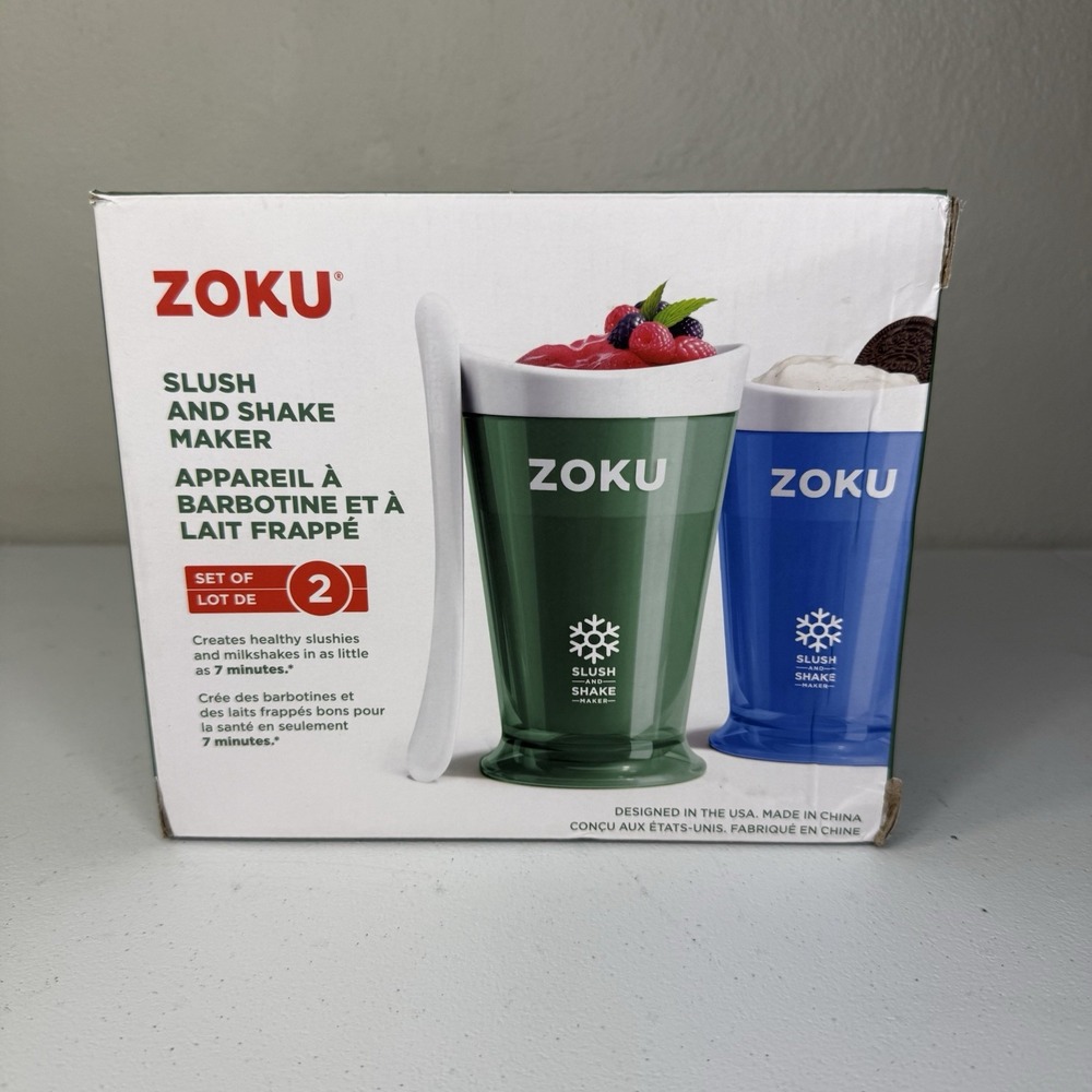 Zoku slush and shake maker Set of 2  Brand new